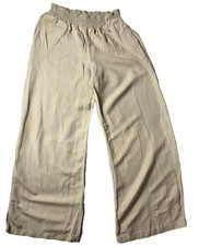 Women's Wide Leg Signature Crepe Pull-on Pants A New DAY Sz Small