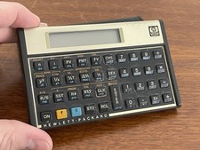 Hewlett Packard HP 12C financial calculator With Pouch Works 