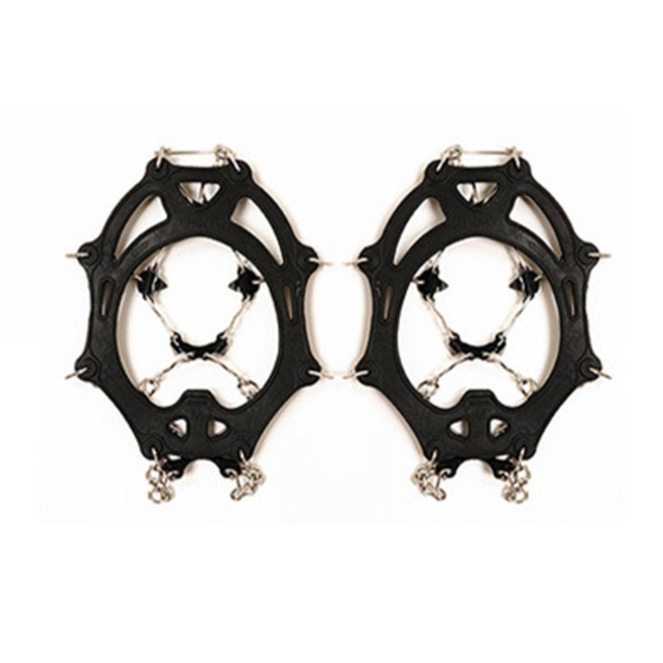 2-Piece Anti-Slip Hiking Crampons Ice Shoes Grippers Traction Climbing
