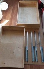 Ikea regal Schubladen 2 mal aus massivholz mit schubladenauszüge(auszugschienen)