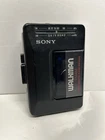 Sony Walkman WM-F2015 AM/FM Cassette Player *New Belts* * Works* *Cleaned*