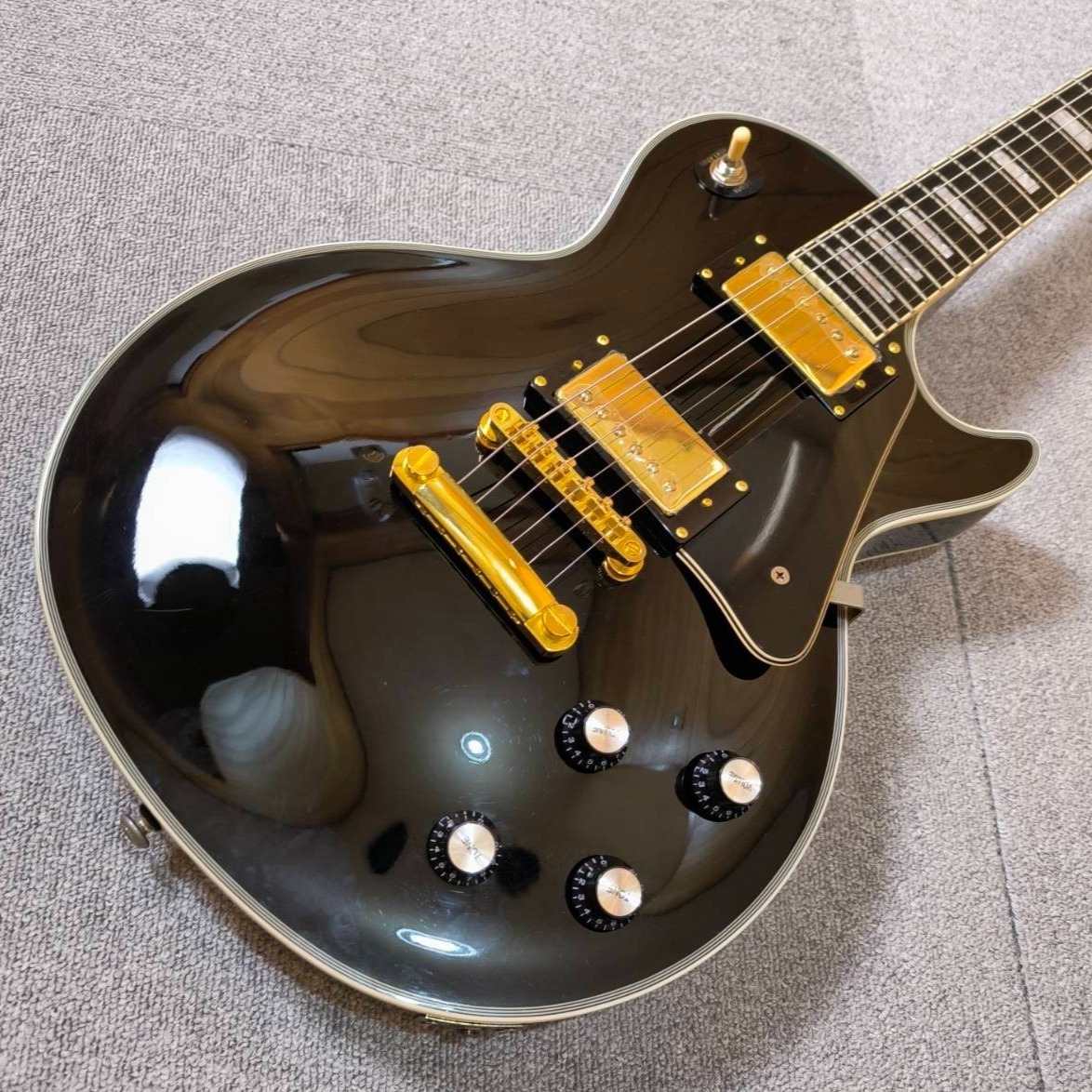 Grass Roots Les Paul Custom Type Black ESP Electric Guitar 3.9kg