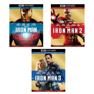 Iron Man 1-3 (4K) New