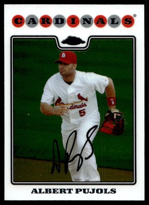 2008 Topps Chrome #131 Albert Pujols St. Louis Cardinals