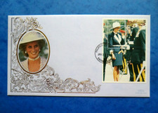 Princess Diana Sierra Leone Mini Sheet Benham Silk Cachet Cover