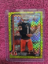 Topps Chrome 2025 Ja'Marr Chase Lime Green X-Fractor #58 Cincinnati Bengals NFL