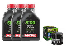 KIT TAGLIANDO DUCATI PANTAH 350 600 1981 1985 MOTUL 5100 10W40 + FILTRO