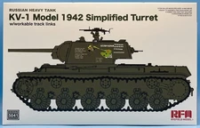 RyeField Model RFM 5041 1/35 Russia Heavy Tank KV-1 Model 1942 Simplified Turret