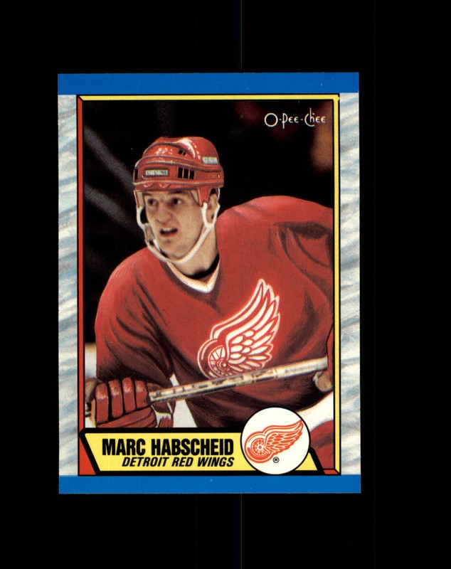 Marc Habscheid 1989-90 O-Pee-Chee Tembec Test #151 Detroit Red Wings