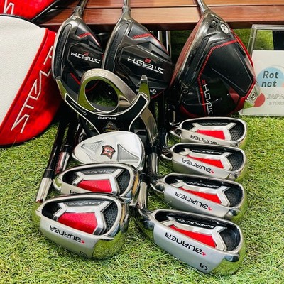 TaylorMade FullSet  Stealth2 1w 3w 5hy Burner Iron 5-9+Pw 11pcs SR R Flex Golf