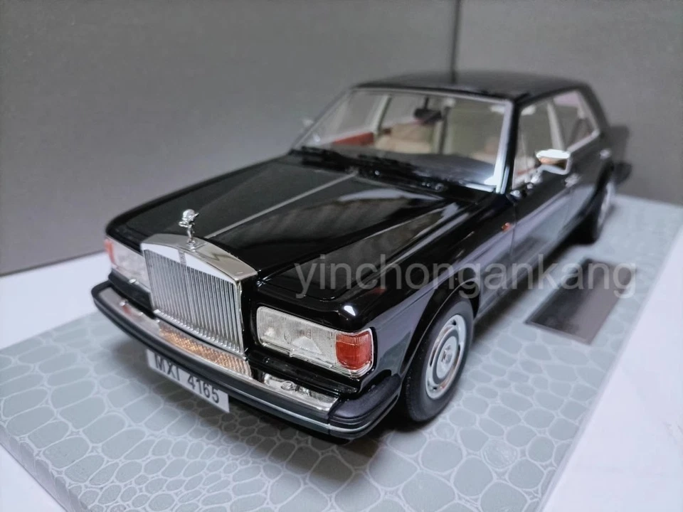 AMC 1/18 Rolls Royce Silver Spirit 1985 Black - Image 2 of 4