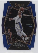 2021 Panini Select Premier Level Blue Prizm Die-Cut /249 Russell Westbrook 1d0h