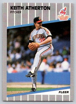 1989 Fleer Update - Keith Atherton #U-24 - *Near Mint-Mint*