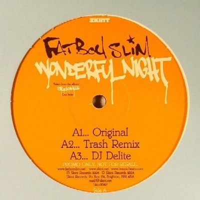 Fatboy Slim - Wonderful Night - Used Vinyl Record 12 - 60 - Promo - F6999z