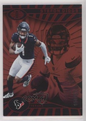 2024 Panini Illusions Trophy Collection Red 54/175 Stefon Diggs #34 0q1p