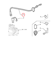 Flexibles Kabel KilometerzäHler Fiat Seicento Original 46511572