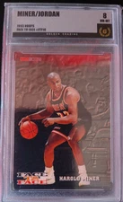 1993 Hoops Michael Jordan / H. Miner Face To Face #FTF10 PSA 7