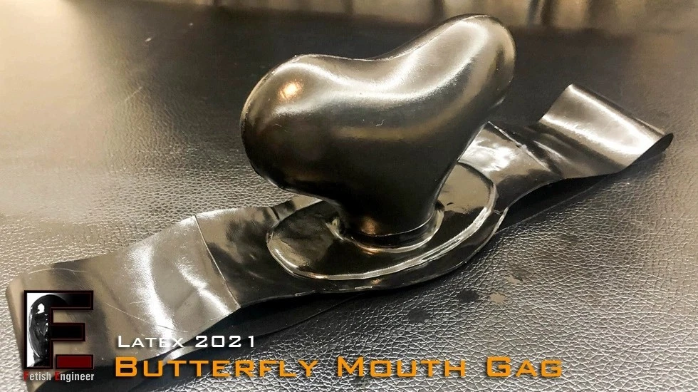 Latex buttefly mouth sheath