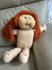Vintage Cabbage Patch Kids Doll Red Hair Green Eyes Pacifier Mouth Chubby Cheeks
