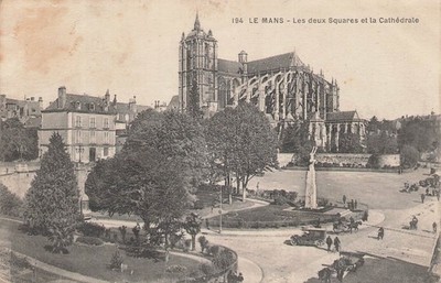72 Le Mans the 2 Square and the Cathedral.  20992