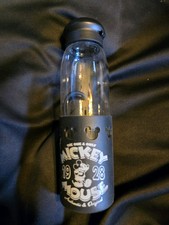 Disney Water Bottle - Mickey Mouse Glass With Grip