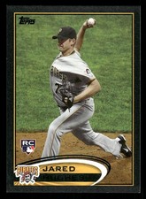 Jared Hughes Pittsburgh Pirates 2012 Topps Black #175 SN /61