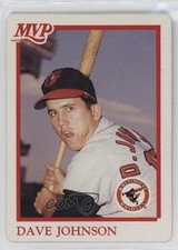 1992 MVP Baseball Davey Johnson #20 1i5
