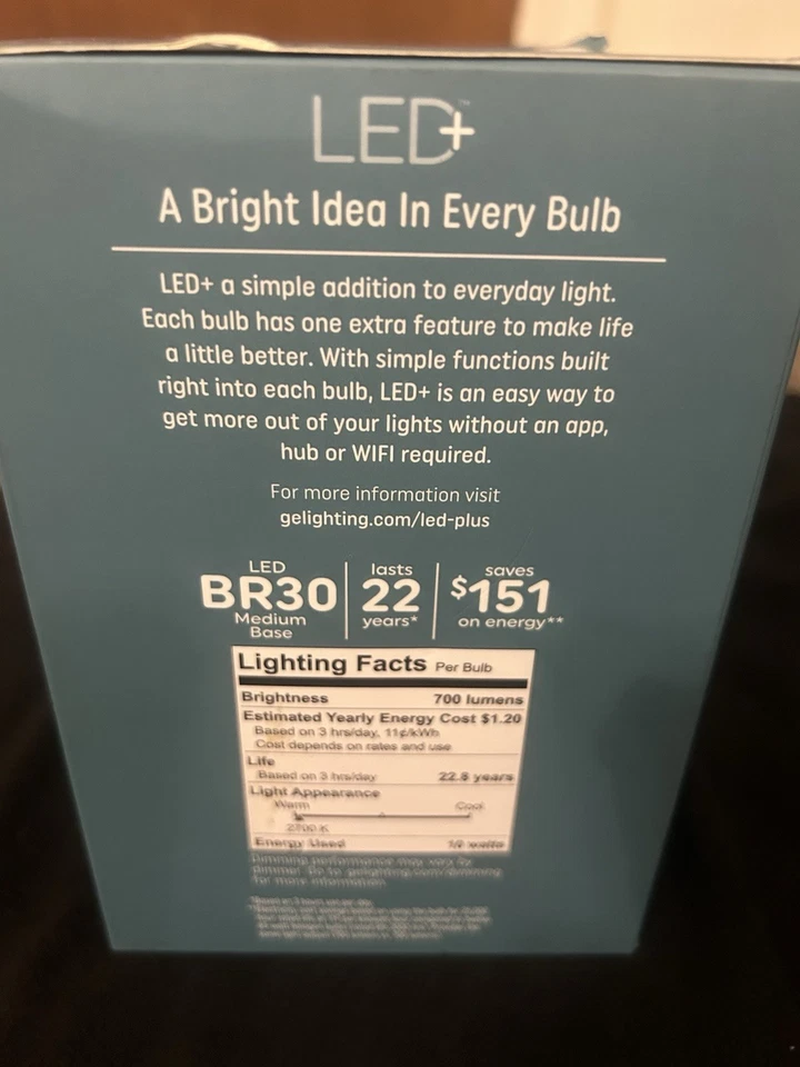 GE LED+ Speaker and Color Changing Indoor Floodlight Bulb And Remote - Image 4 of 4