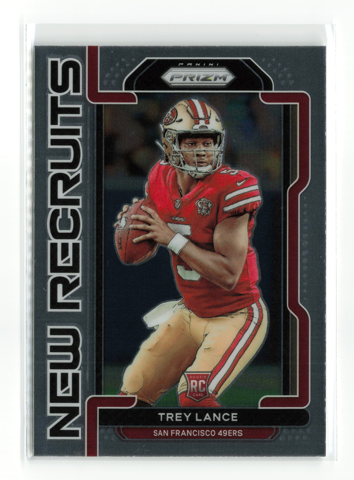 TREY LANCE #NR-3 2021 PANINI PRIZM 49ERS NEW RECRUITS RC