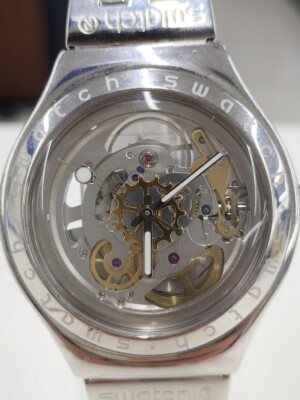 SWATCH Automatic Watch YAS109 Wristwatch Authentic Works Men used from japan