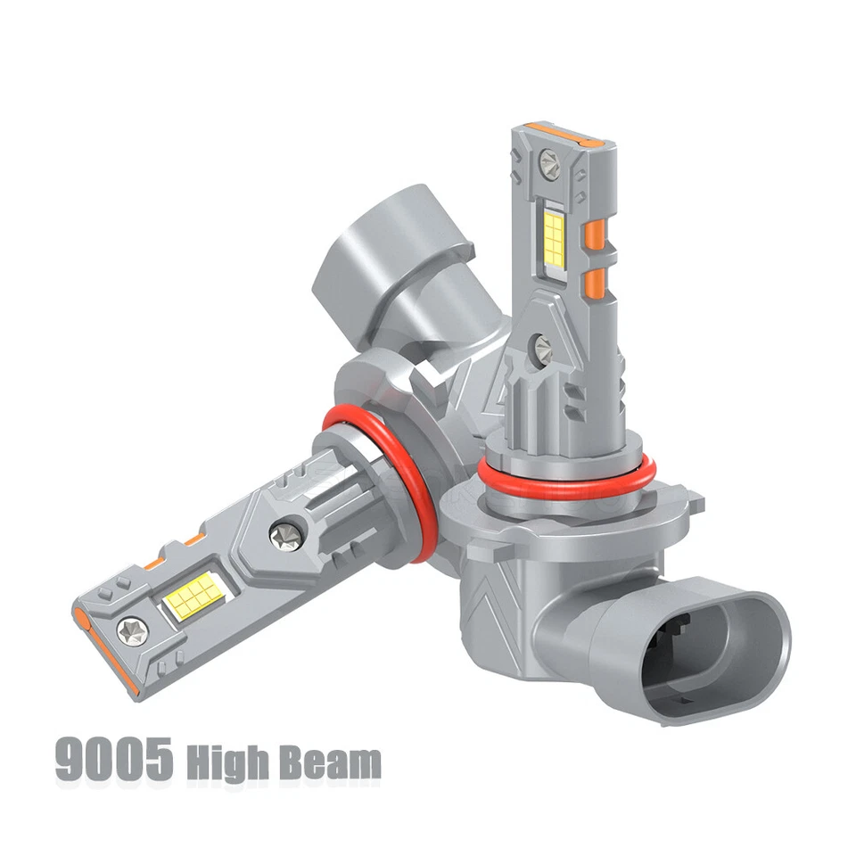 For Chrysler PT CRUISER 2001-2010 LED Headlight High Low Beam Bulbs Combo 4pc - Image 3 of 4