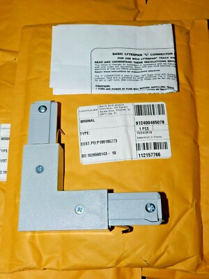 NEW Philips Lightolier 6050NAL L Connector Basic Lytespan Track L Fitting
