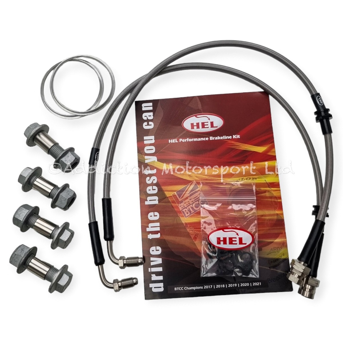 Brembo 17Z 18Z Calipers Adapter Kit to Vw Golf Mk6 Braided Brake