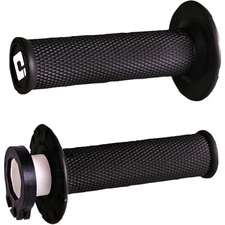 ODI MX V2 Black Lock-On Full Diamond Handlebar Grips (H36NWB)