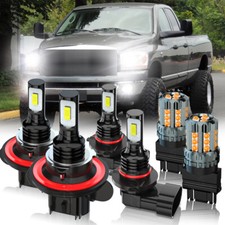 For 2006-2008 Dodge Ram 1500 2500 3500 Led Headlightfog Bulbsturn Signal Lamp