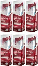 Image of 6 X WHITE GLO Extra Strength Whitening Toothpaste Professional Choice 150 GR