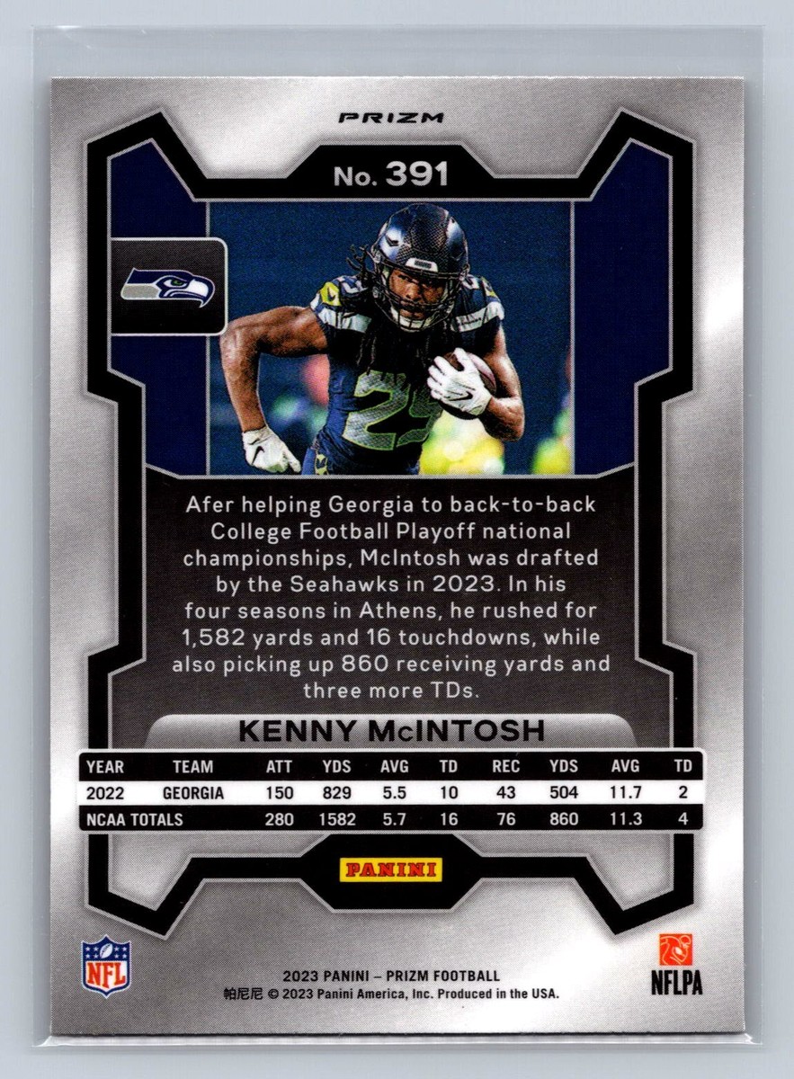 2023 Panini Prizm Kenny McIntosh Lazer #391 Seattle Seahawks | eBay