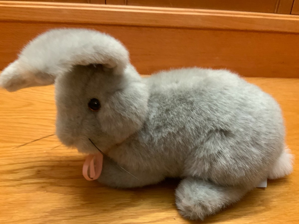 DAKIN パペット ぬいぐるみ うさぎ Vintage Dakin Grey Rabbit Plush | eBay