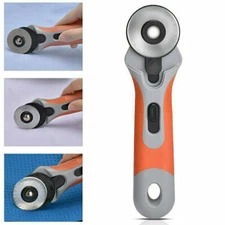 Rotary Cutter with 45mm Blade Quilters Sewing Fabric Cutting Tools C#