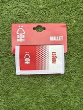 Official Nottingham Forest FC Red/white canvas wallet BNWT