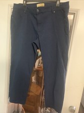 HyBrid Co Comfy Navy Stretch Pull On Millennium Pants 3X Gray New Without Tag