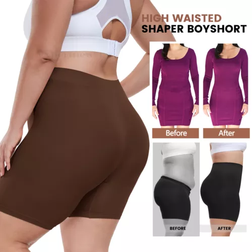 Pantalones cortos moldeadores talla grande para mujer pantalones cortos anti rozaduras pantalones cortos para niños bragas sin costuras - Imagen 26 de 35