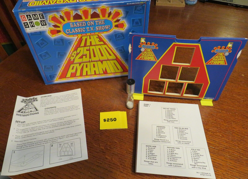 Endless Games THE 25 000 PYRAMID Board Game Based On Classic TV Show 