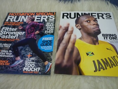 Magazine New x2 runners world subscribers cover usain bolt aug 2016 april 2016