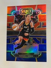 NATASHA CLOUD 2024 Panini Select WNBA RED AND BLUE Prizm # 124/399