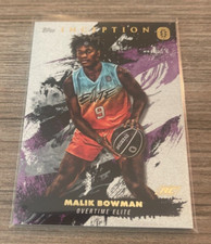 2021-22 Topps Inception Overtime Elite OTE #83 Malik Bowman RC Rookie Card