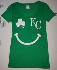 Victoria Secret Pink Kansas City Royals T-Shirt Womens Small Green St. Pats