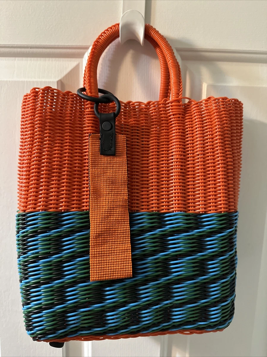 Truss Multi Color Micro Woven Tote Used Once!!!! GREAT CONDITION!!!!!!!  A+++++++ | eBay