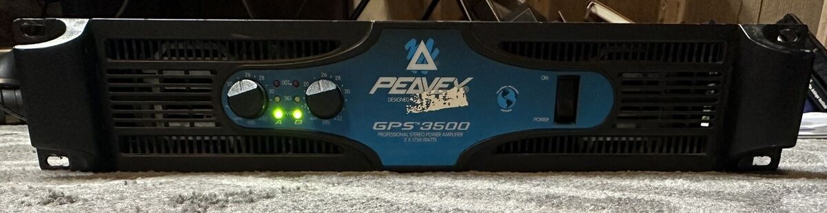 PEAVEY GPS 3500 AMPLIFIER | eBay PEAVEY GPS 3500 AMPLIFIER | eBay