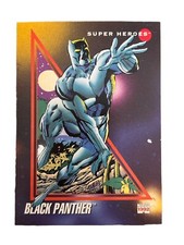 Excellent: Vintage 1992 Impel Marvel Universe Black Panther Trading Card